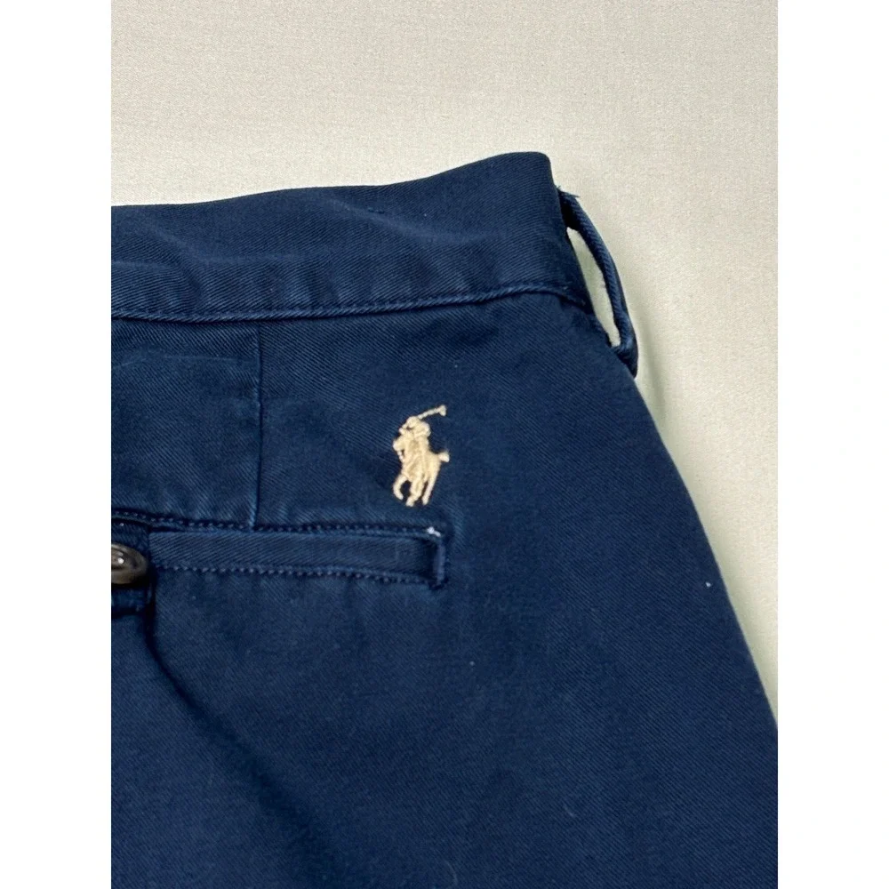 Polo‎ Ralph Lauren Mens Classic Fit Chino Pants Navy Blue 100% Cotton 42x27